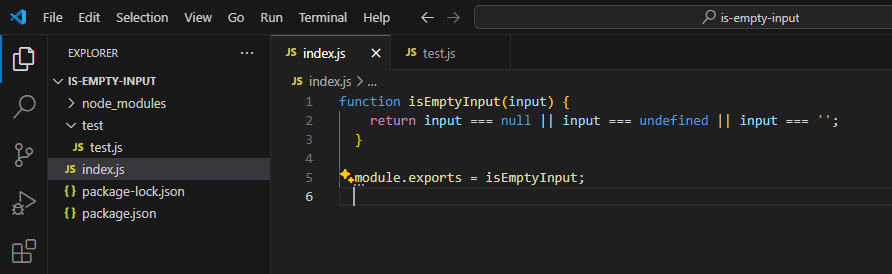 Completed code structure